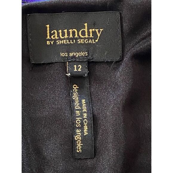 Laundry by Shelli Segal Boho Chic Resort Wear Maximalist Statement Dress Size 12 - Picture 3 of 10